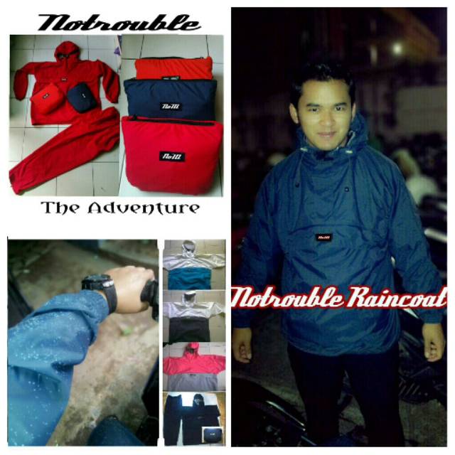 Jas Hujan/ Raincoat Notrouble | Shopee Indonesia