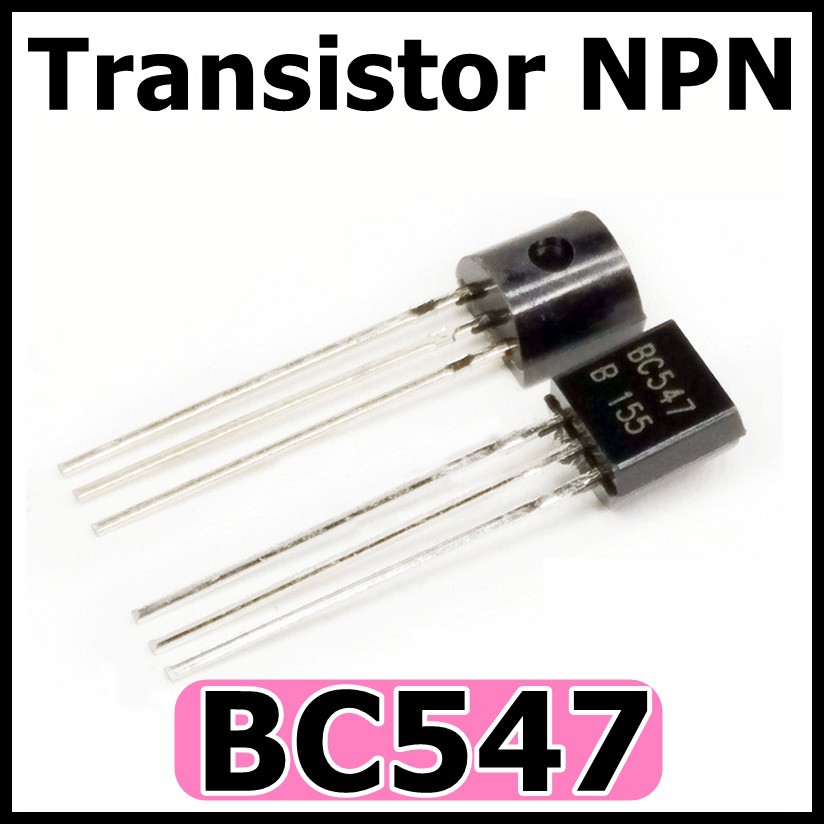 BC547 BC 547 TO 92 100MA NPN AMPLIFIER TRANSISTOR