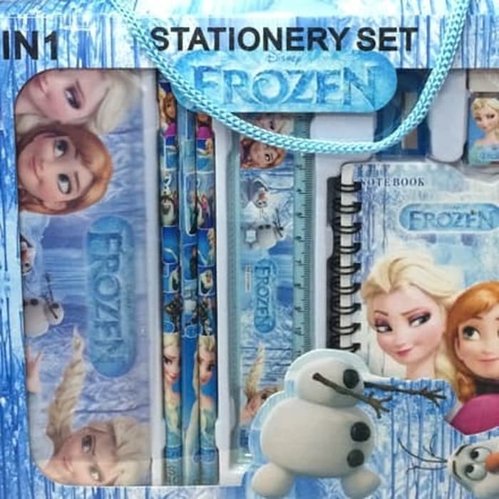 Stationary set goody bag ultah kado natal cars mickey mouse frozen 5