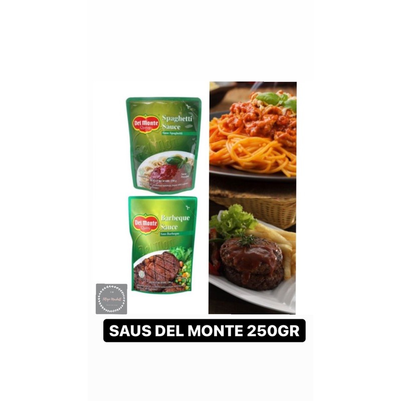 Saus Del Monte Barbeque (BBQ) Sauce, Spaghetti Sauce 250gr