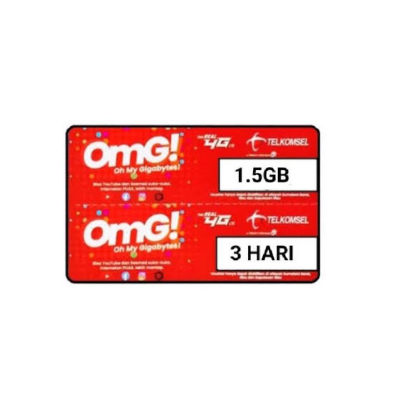 voucher telkomsel sumbagsel 1,5 gb 2 gb 3 gb