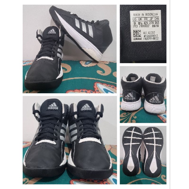 Sepatu Adidas Cloudfoam Ilation Mid Black