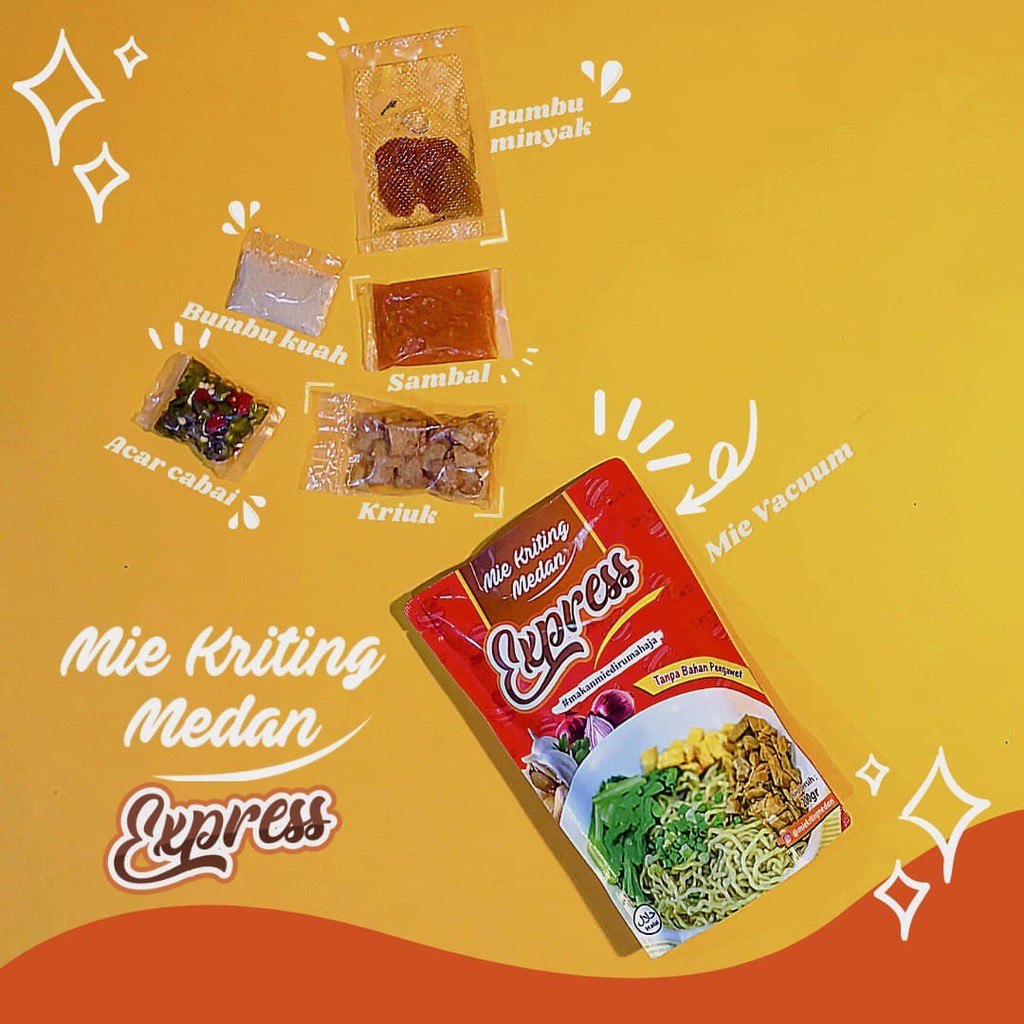

Mie Kriting Medan Express (Polos)