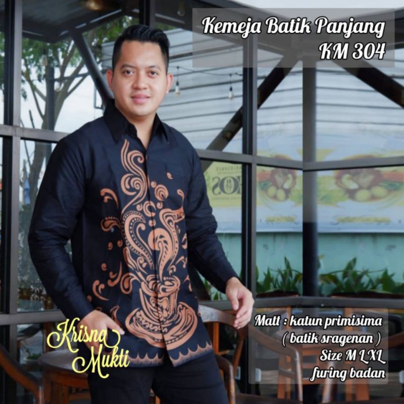 Kemeja Batik Pria Model Terbaru Kekinian Kemeja Batik Panjang By Krisna Mukti Terbaru Keren