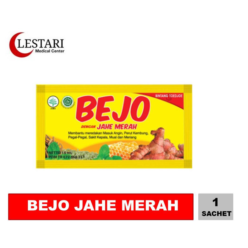 

Bejo Jahe Merah Cair [ per Sachet ]