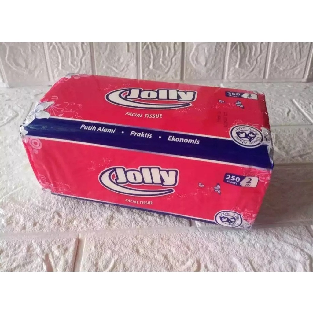 tisu jolly 250 sheet 2 ply Paket 4 pcs  tissu tissue termurah promo cod