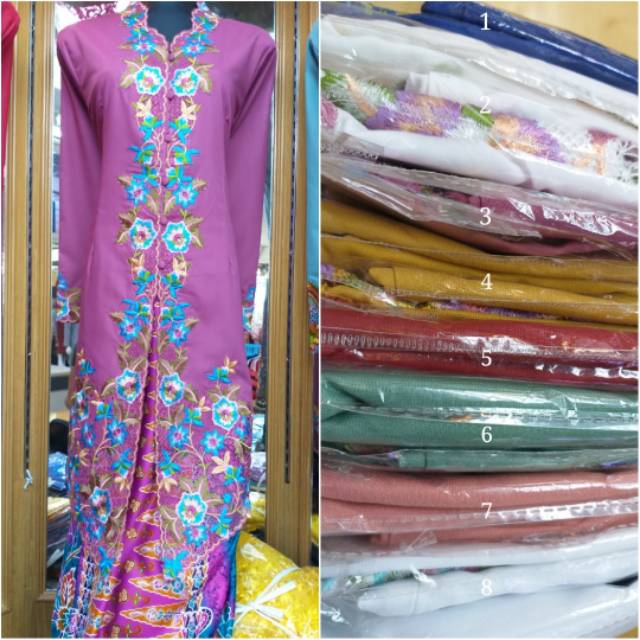 Kebaya bunga tunic