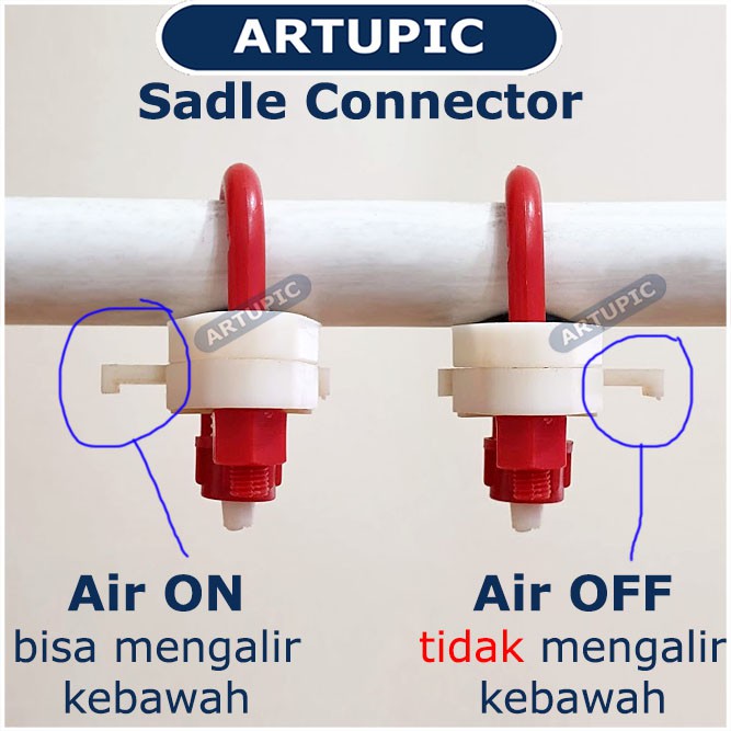 Sadle Connector TMO Konektor Pipa Menuju Selang Air