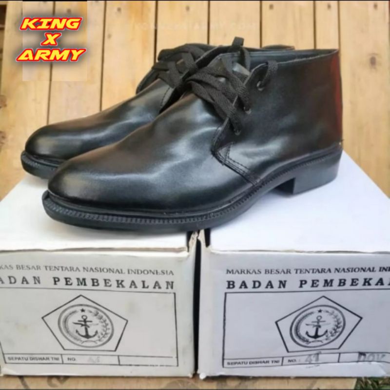 Sepatu PDH Kulit Sepatu PDH JATAH TNI Badan Pembekalan