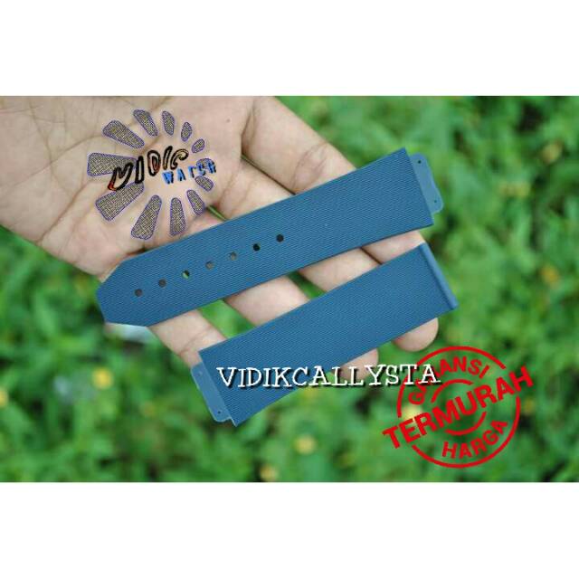 RUBBER STRAP TALI KARET H U B L O T PRIA CHAMPION 88 BIRU LIMITED EDITION