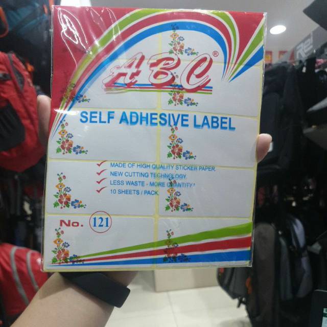 ABC ADHESIVE LABEL