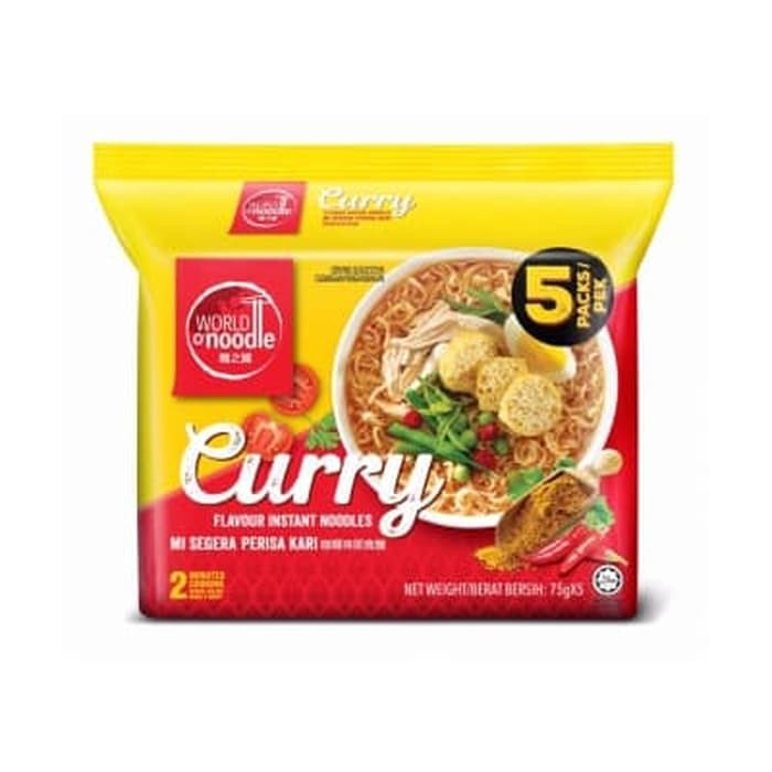 

#HANDCARRY World O Noodle Curry Flavour 5s - UFOHCR0375