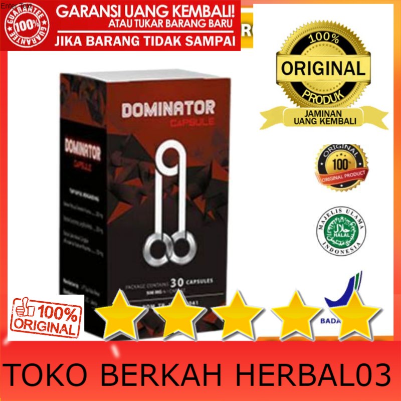 100% ASLI THE BEST  OBAT HERBAL DOMINATOR ASLI ORIGINAL PENIRUM BERKUALITAS