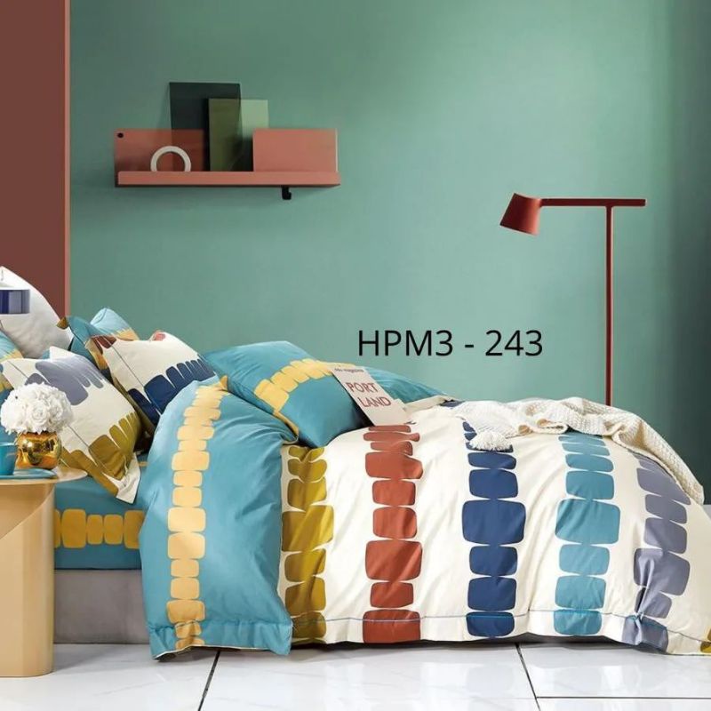 Seprei katun Jepang motif abstrak