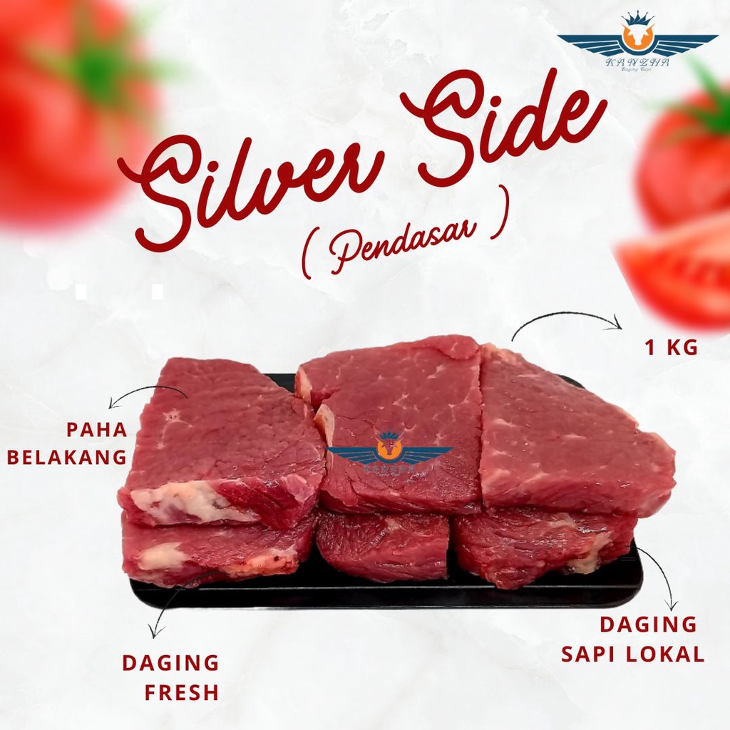 

DAGING SAPI LOKAL SEGAR PENDASAR/SILVERSIDE/ OLAHAN BISTIK/TERIYAKI