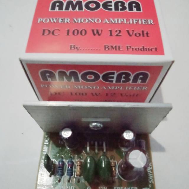Kit Power Amplifier Mono 100W DC 12 Volt by BME