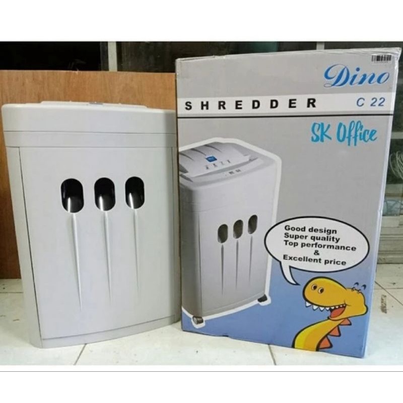 Mesin Penghancur Kertas DINO C22 Cross Cut - Alat Pemotong Kertas / Paper Shredder C 22