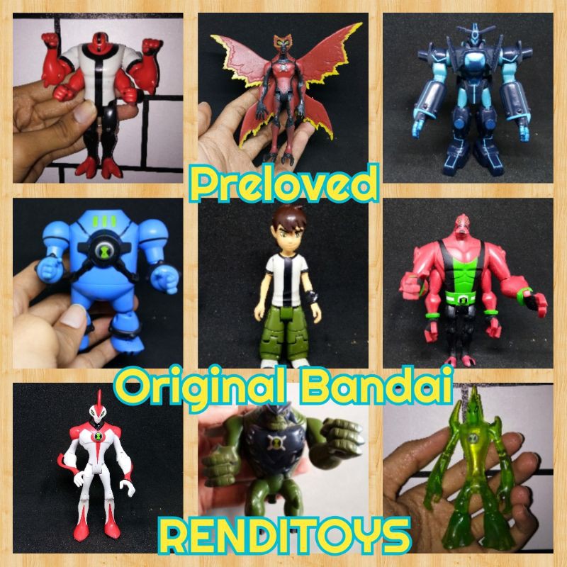 MAINAN HAPPY MEAL TOYS Action Figure BEN 10 - Miniatur Pajangan Mainan Topper Ben 10 Mainan Murah