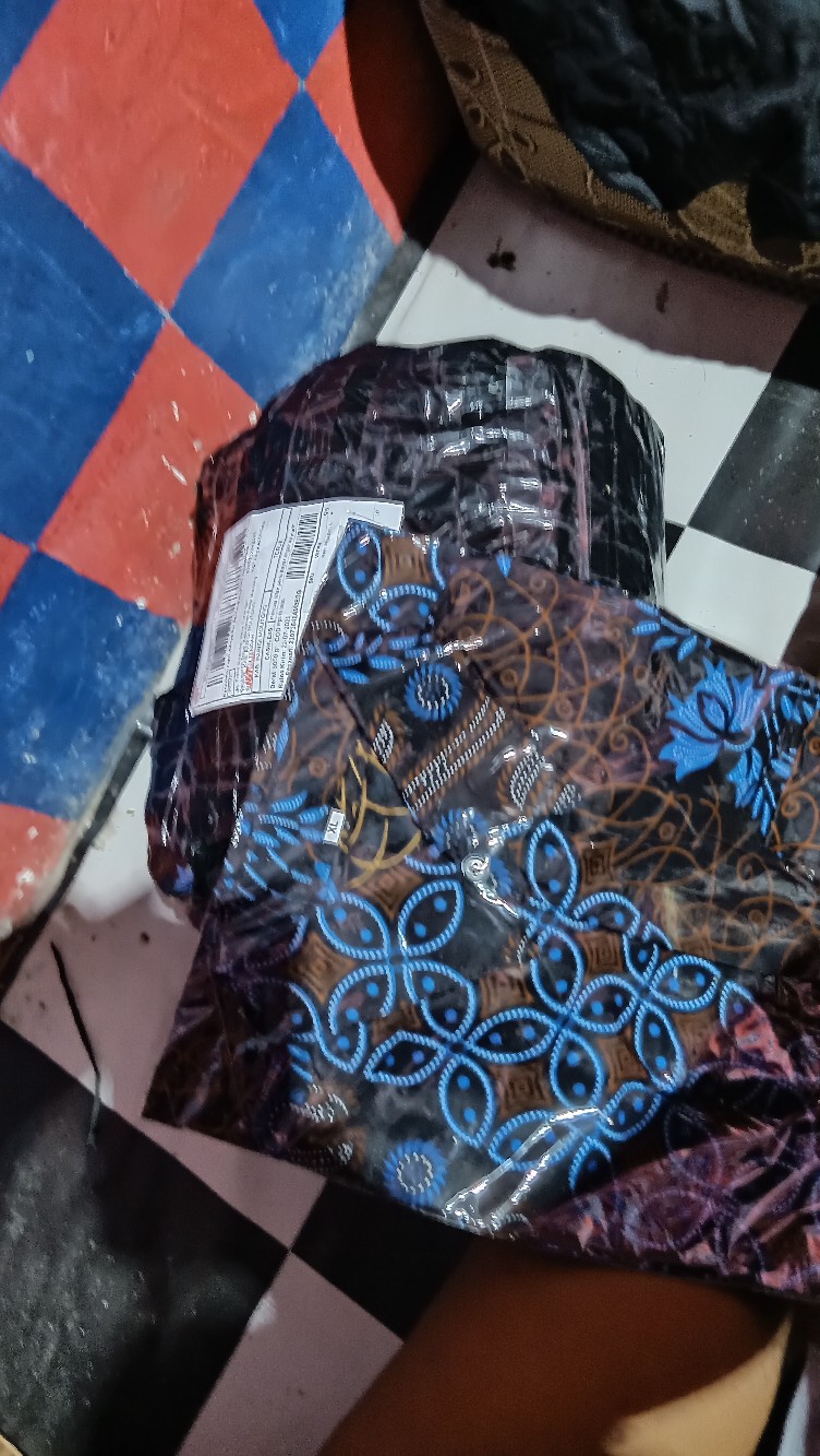 Bswart Batik Hrb026 Kenongo Hem Pendek Padi Pekalongan M L Xl Batik Pria Murah Modern Grosir