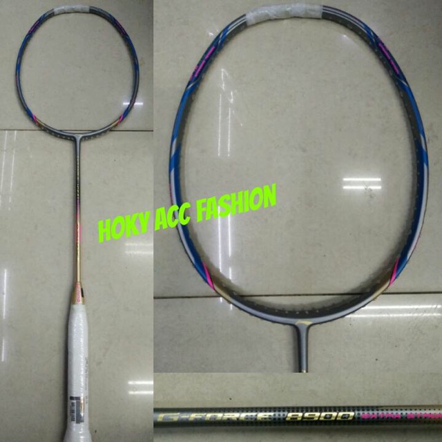 NEW COLOR  Raket Badminton Lining G Force 8900 Extra Strong Original