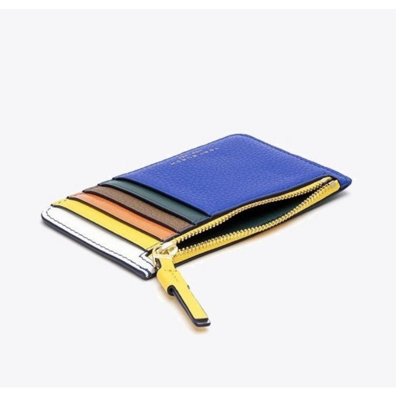 TB Zip Card Case Perry Color-Block Nautica Blue