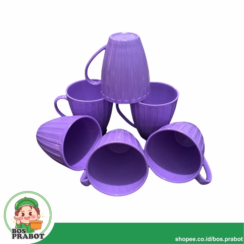MUG MELAMIN ULIR 450ML / MUG MELAMIN 450ML / MUG MELAMIN 9CM / CUNTANG GAGANG MELAMIN