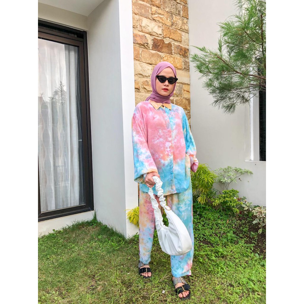 Daster Mavit - Rainbow tie dye set