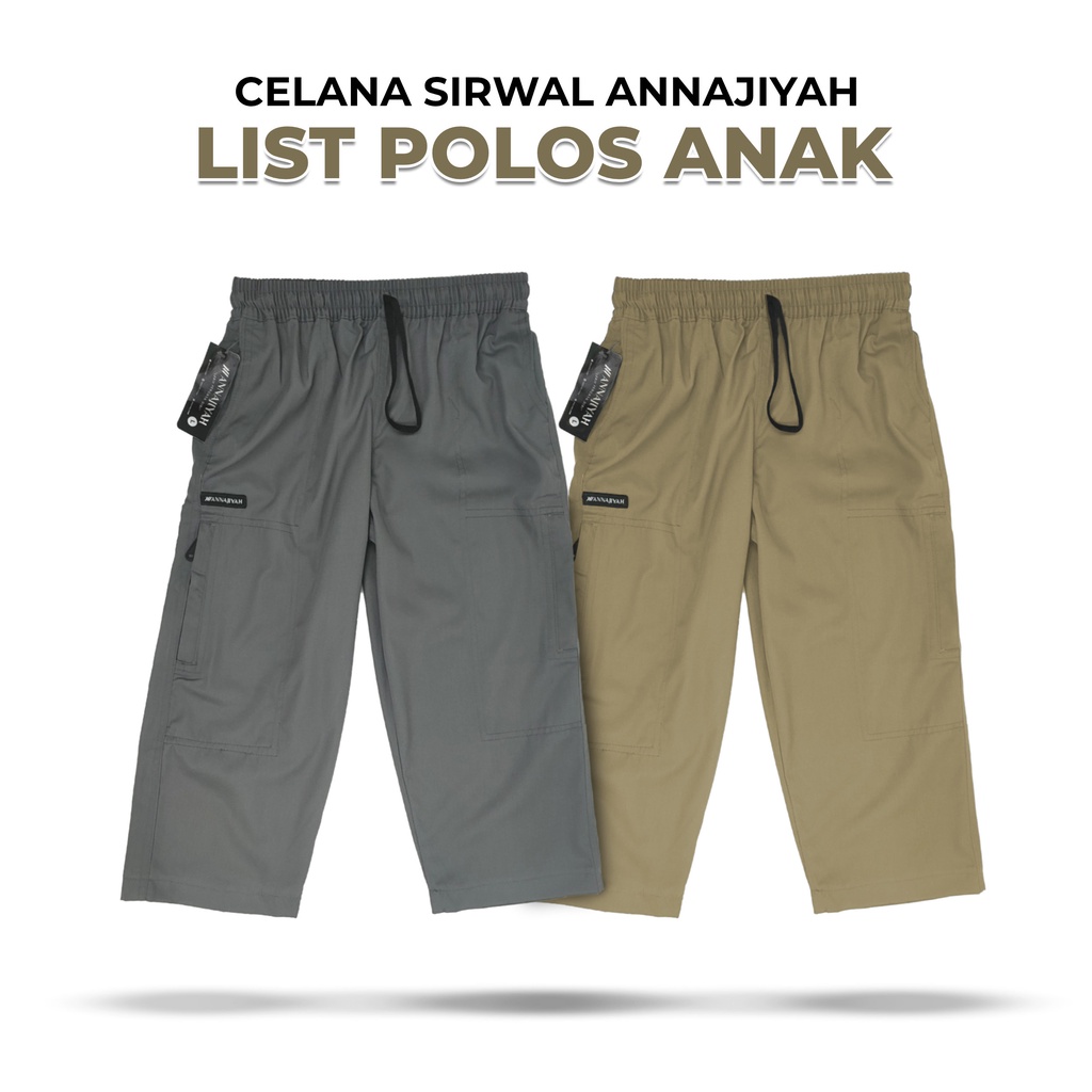 Celana Sirwal ANAK Sirwal List Laa Isbal