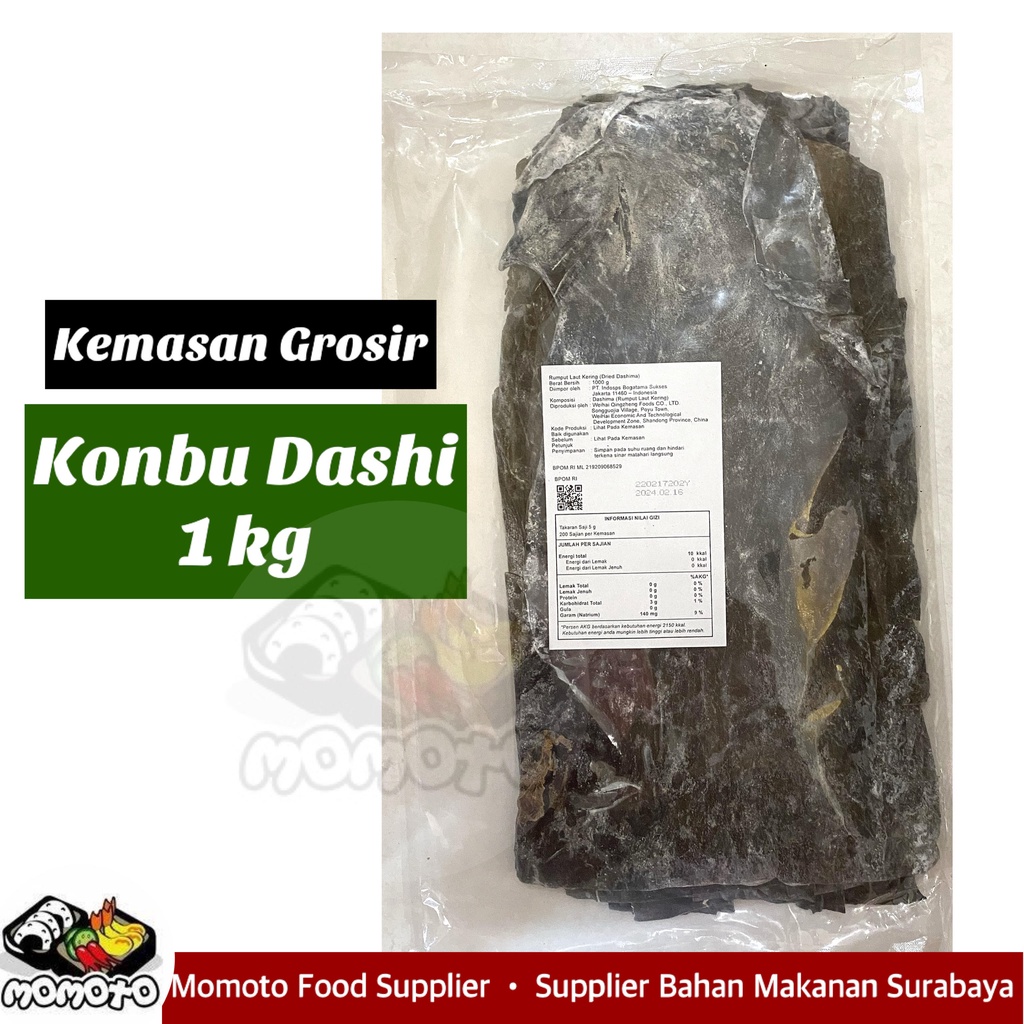 

Dashi Kombu 1 kg / Konbu / Kaldu Rumput Laut