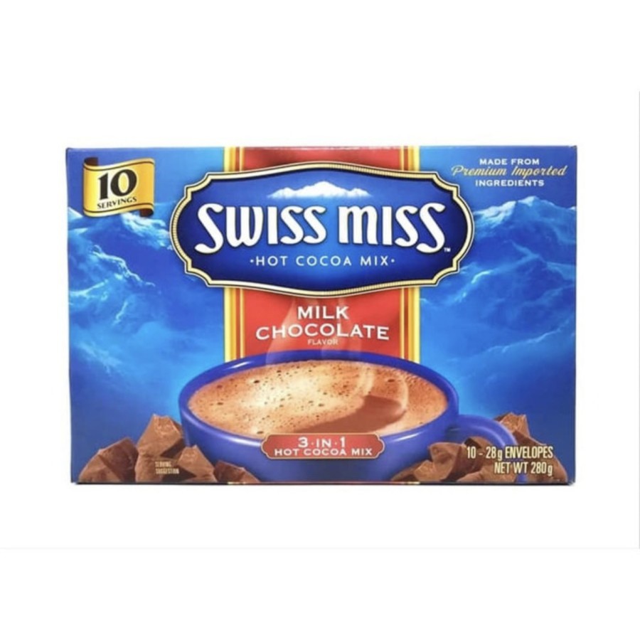 Swiss Miss Hot Cocoa Mix Rasa Milk Chocolate 3 in 1 380 Gram