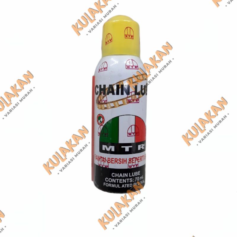 Chain Lube Chainlube MTR Pembersih Semprotan Rantai Motor 70ml Pelumas Rantai