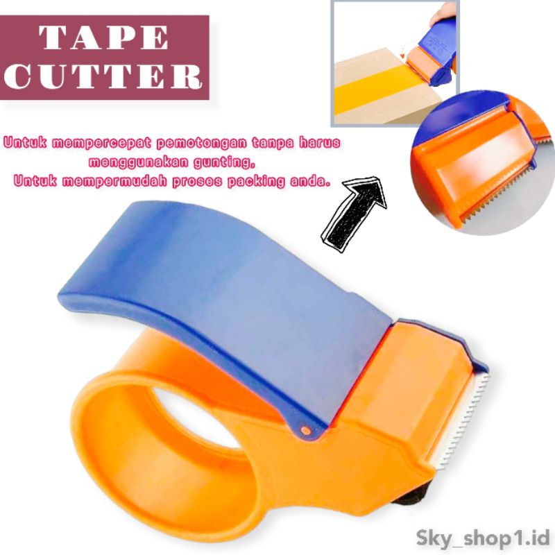 CUTTER LAKBAN / DISPENSER LAKBAN TAPE CUTTER / alat pemotong lakban