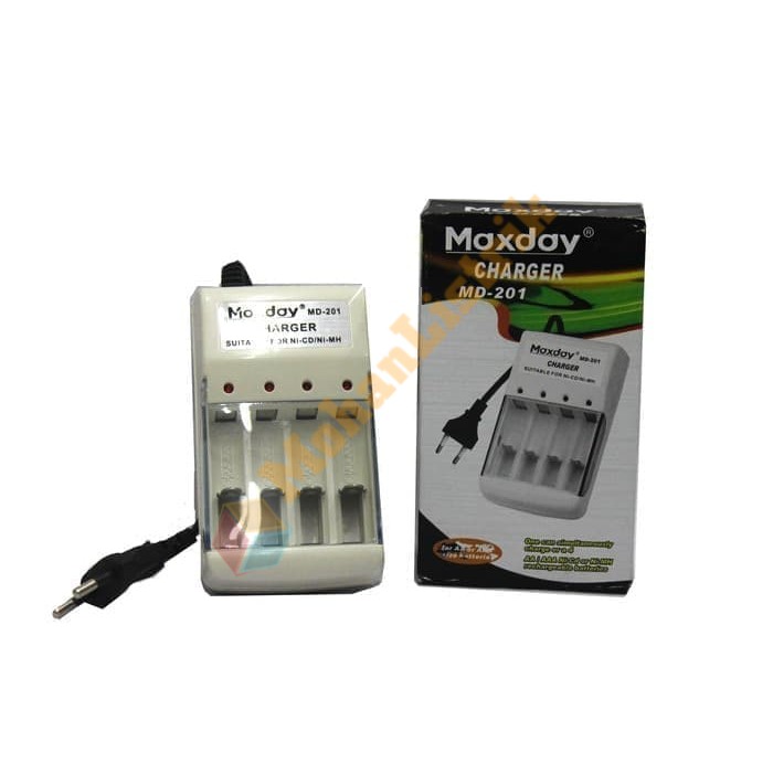 Charger Baterai AA A2 / AAA A3 Maxday MD-201 4 Slot