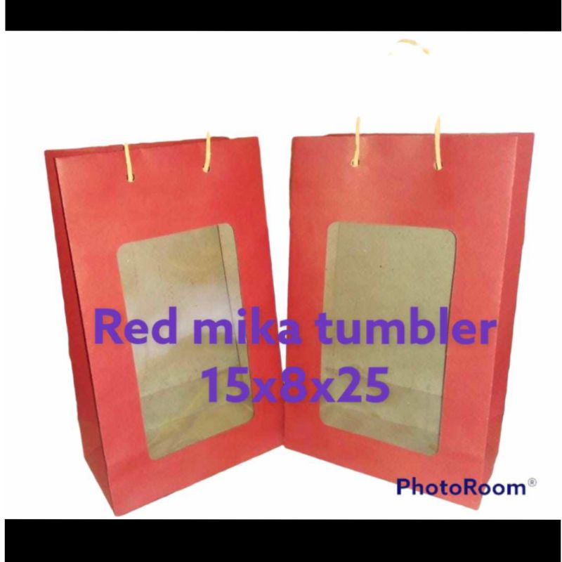 

Paper bag mika tumbler merah