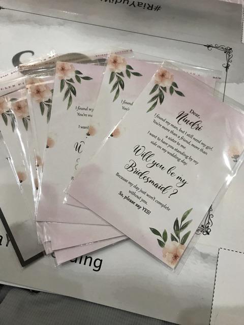 **tanpa Minimal Order** Box Bridesmaid