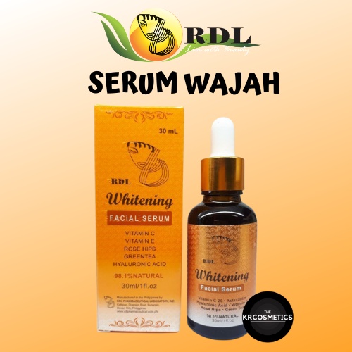 RDL whitening face serum - serum wajah 30 ml