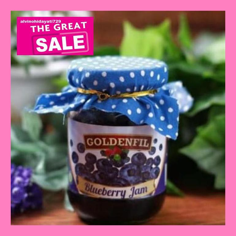 

Al04Nind Goldenfil Blueberryjam 1 Kg (50% Buah Asli) Selai Buah Bluberry Indvvl03