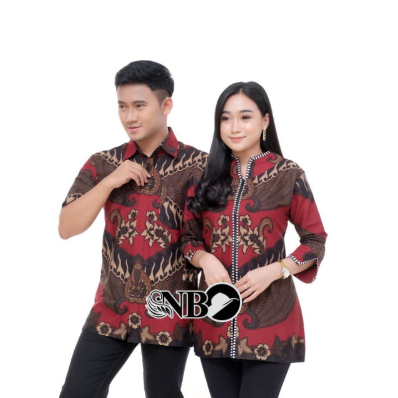 Batik Dolby Dolbi Dobby Doby Tenun Sutra Tulis Katun ATBM Baton Sarimbit Couple PKL Hem sogan SRG30x