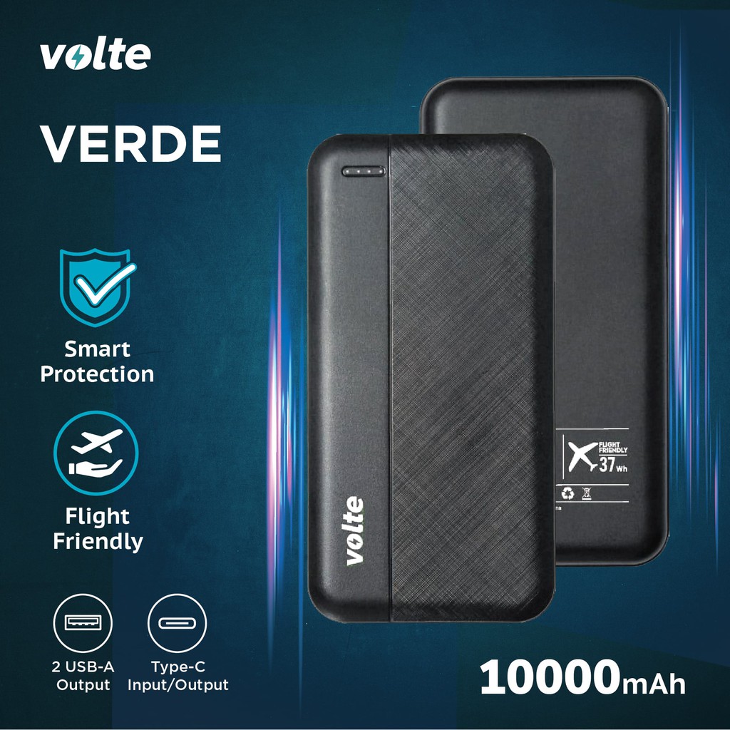 Powerbank VOLTE VERDE 10.000 mAh