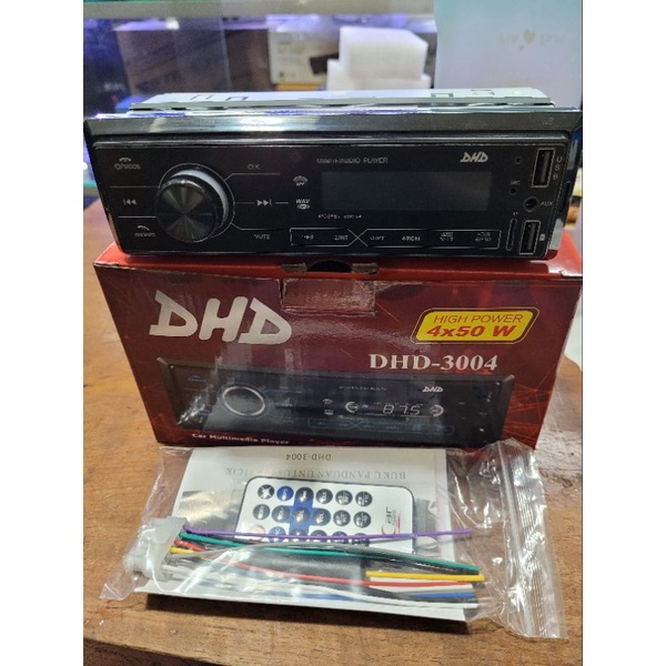headunit single din dhd mp3 bluetooth dhd-3004