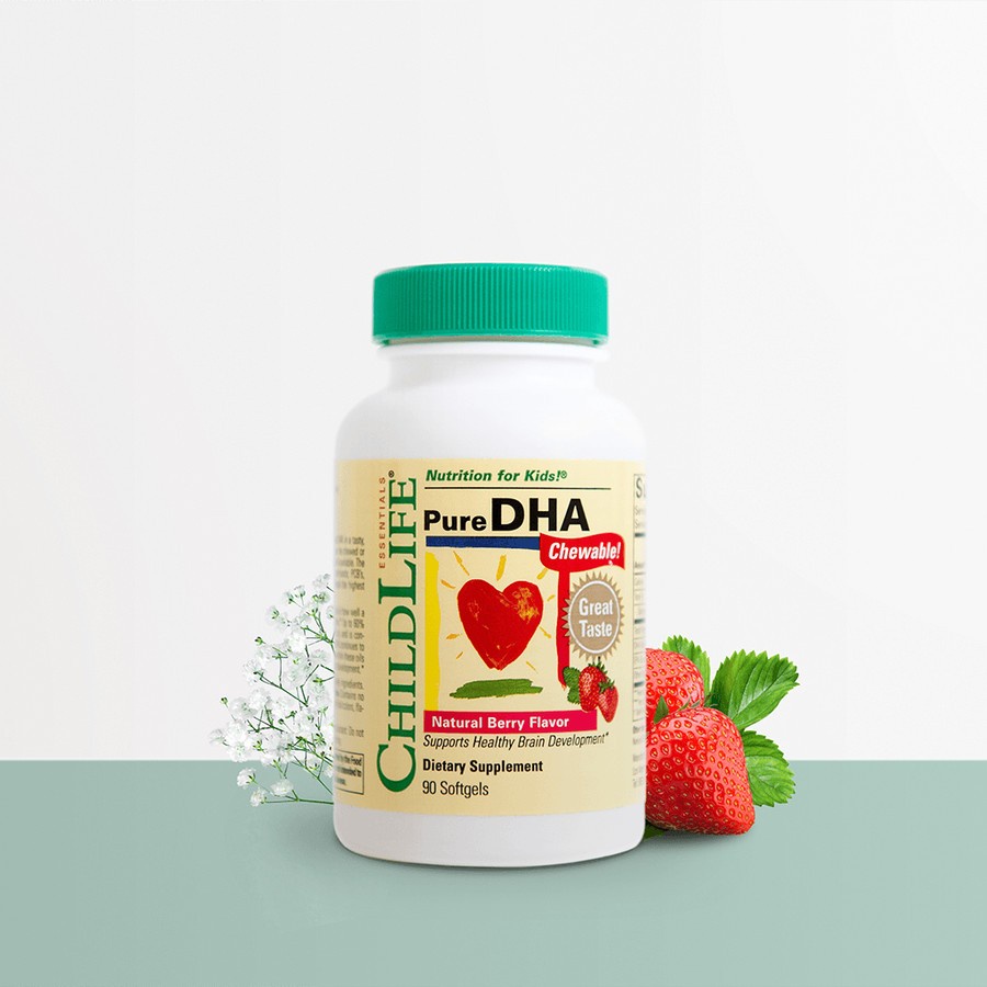 ChildLife Pure DHA Chewable 90caps (Minyak Ikan Kunyah)