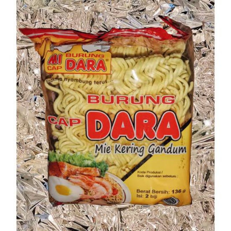 Eko Mie / Mi Burung Dara / 1 bungkus isi 2 mi