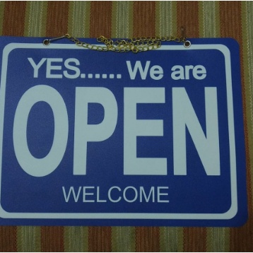 

Label Papan Gantung Gantungan Sign Tanda Pintu Open Close Jumbo Besar