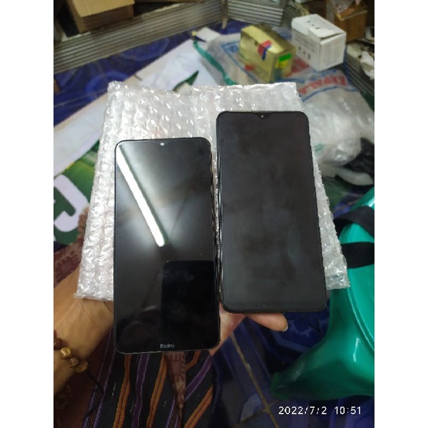 lcd redmi 8a/8a+frame+batre+backdor copotan