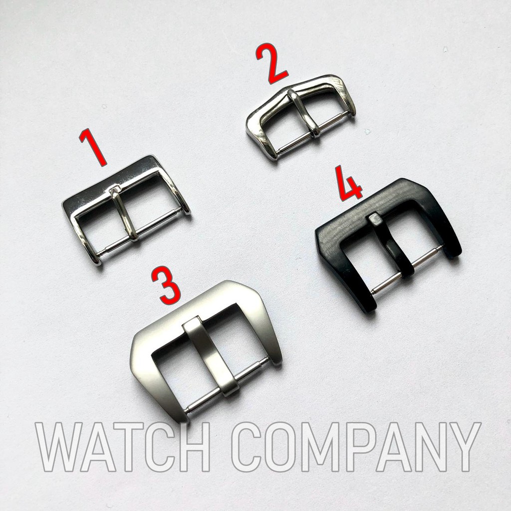 Buckle kaitan tali jam tangan strap stainless steel 22mm 24mm Connector Besi Pria Wanita iwatch