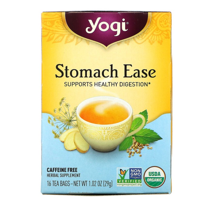 

Yogi Tea Stomach Ease Support Healthy Digestion 29 Gram