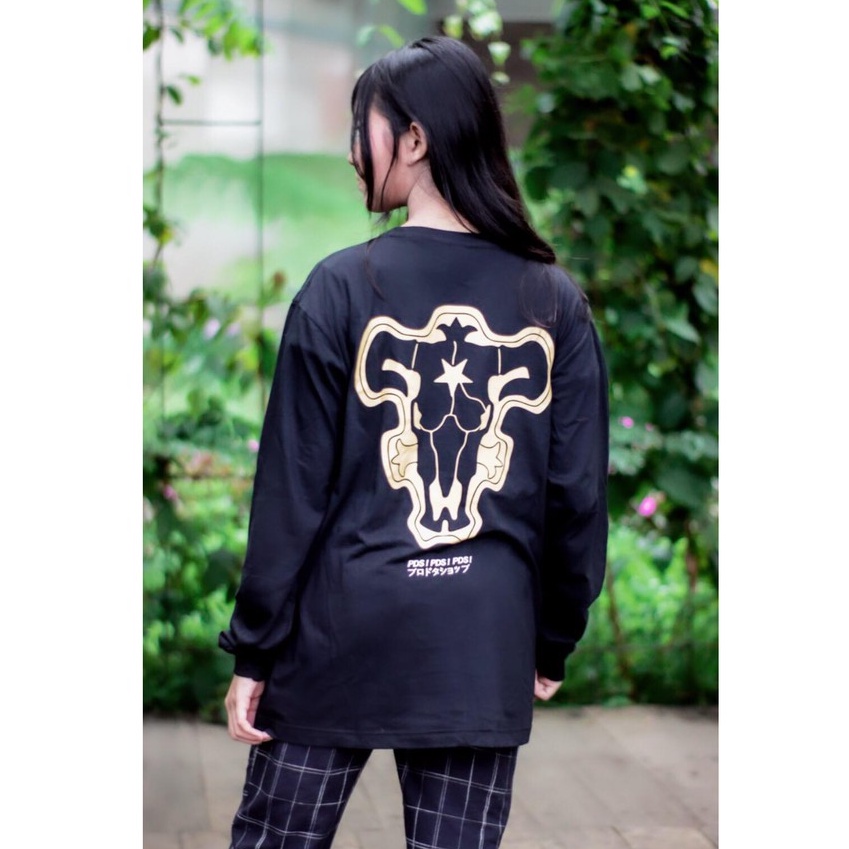 Longsleeve Black Bull Gold Black Clover Asta