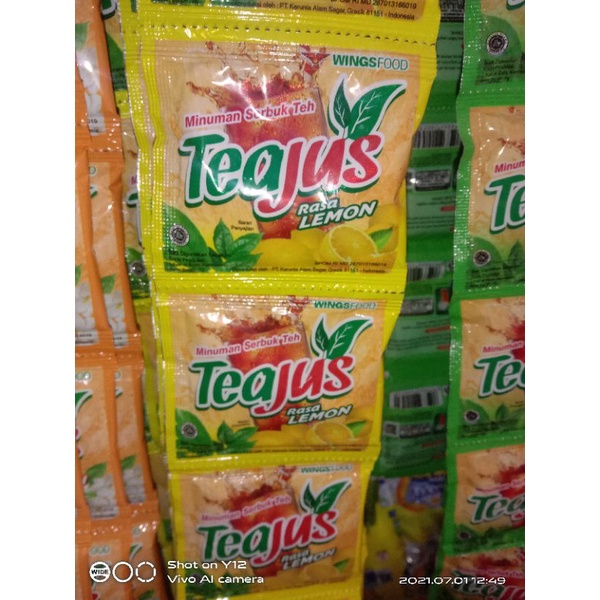 Tea Jus Gula Batu / Tea Jus Apel / Tea Jus Lemon / Tea Jus Melati