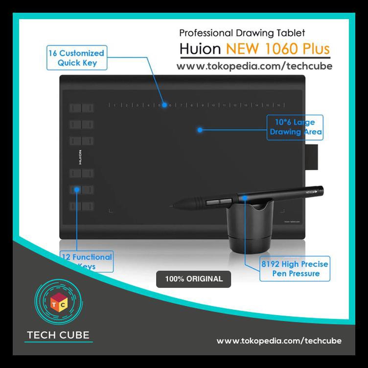 Huion New 1060 PLUS Drawing Tablet NEW