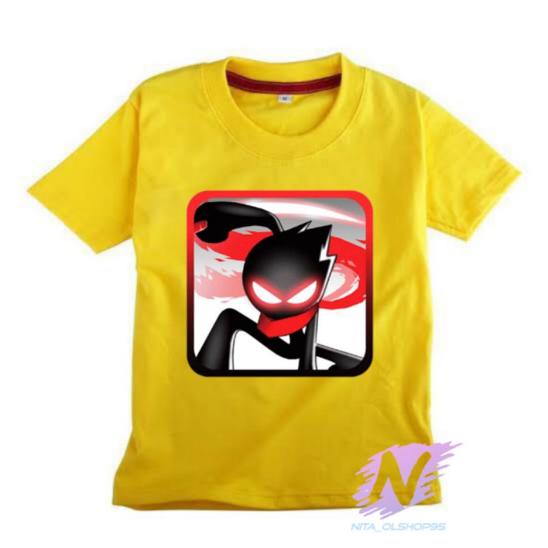 baju stickman warrior legend kaos anak stickman